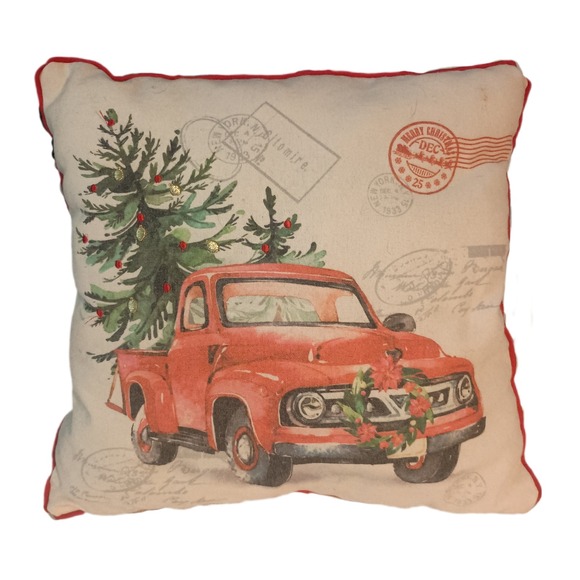 Christmas Truck Pillow SKUH127‎ - Picture 1 of 2
